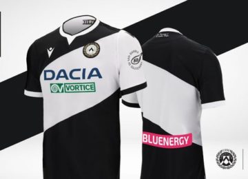 Udinese, ecco la prima maglia per la stagione 2020/2021 [FOTO]