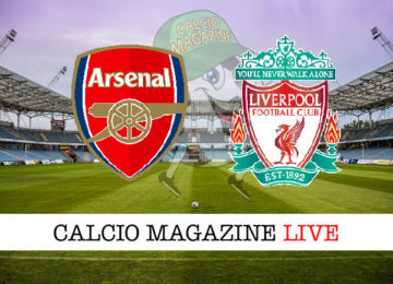 Arsenal Liverpool cronaca diretta live risultato in tempo reale