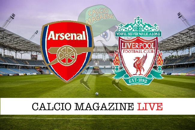 Arsenal Liverpool cronaca diretta live risultato in tempo reale