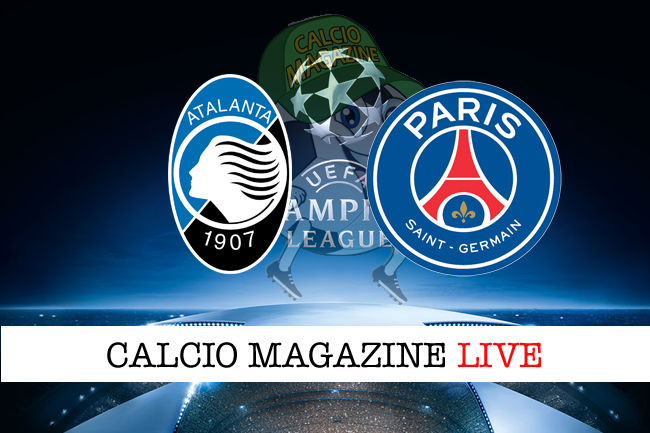 Atalanta PSG cronaca diretta live risultato in tempo reale