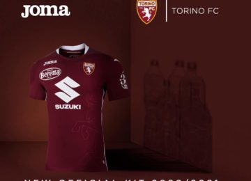 Il Torino presenta le nuove maglie per la stagione 2020/2021