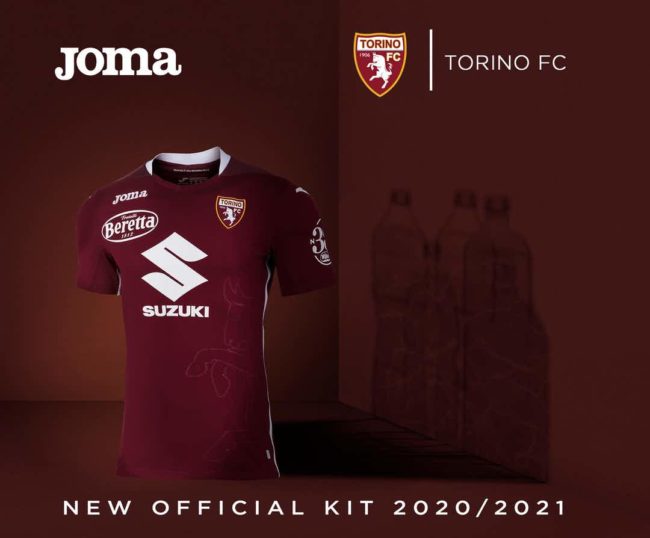 Il Torino presenta le nuove maglie per la stagione 2020/2021