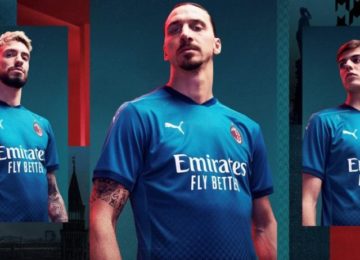 Il Milan presenta la terza maglia 2020/2021: le immagini in esclusiva