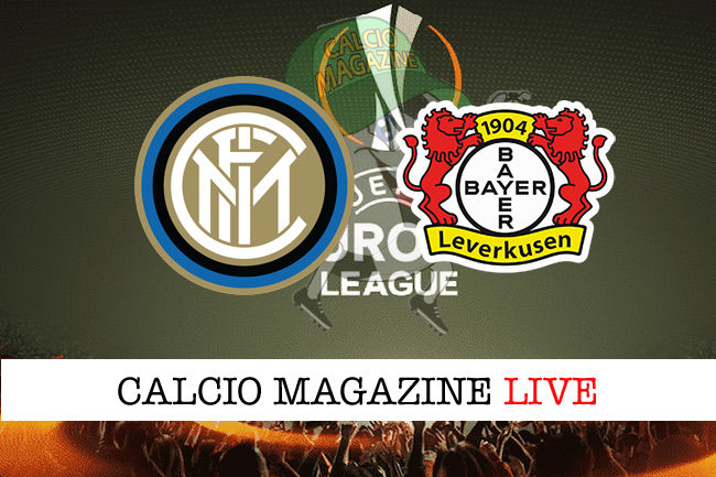 Inter Bayer Leverkusen cronaca diretta live risultato in tempo reale