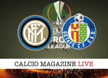 Inter Getafe cronaca diretta live risultato in tempo reale