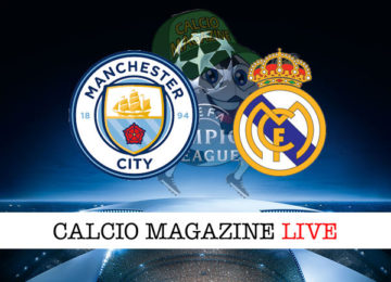 Manchester City Real Madrid cronaca diretta live risultato in tempo reale