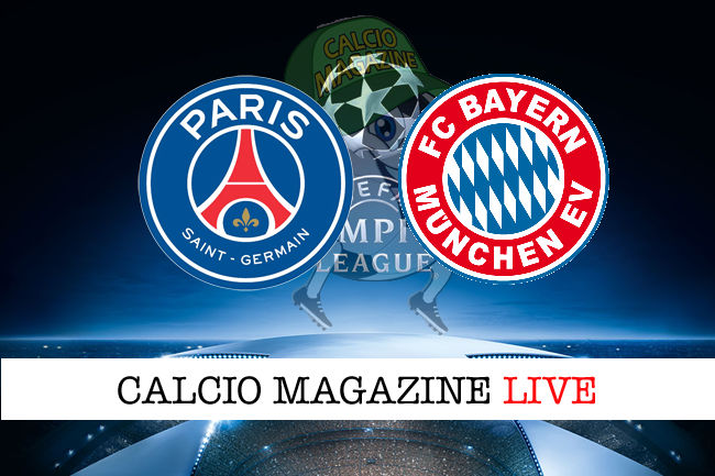 PSG Bayern Monaco cronaca diretta live risultato in tempo reale