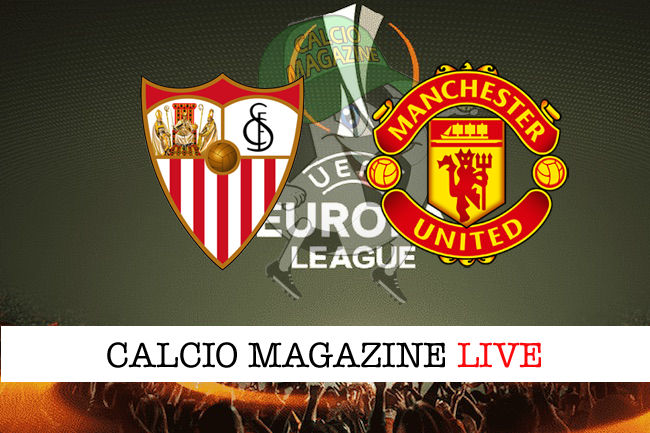 Siviglia Manchester United cronaca diretta live risultato in tempo reale