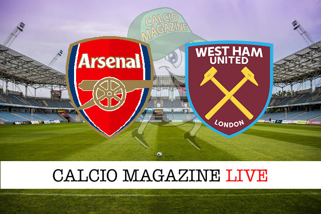 Arsenal West Ham Palace cronaca diretta live risultato in tempo reale