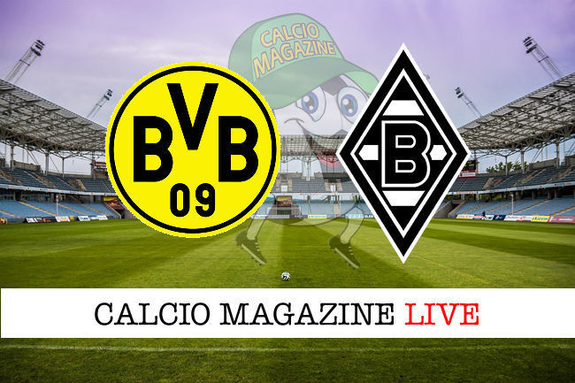 Borussia Dortmund Borussia Monchengladbach cronaca diretta live risultato in tempo reale