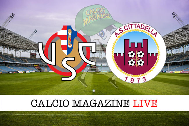 Cremonese Cittadella cronaca diretta live risultato in tempo reale