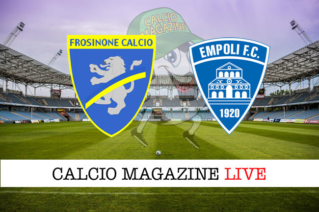 Frosinone Empoli cronaca diretta live risultato in tempo reale