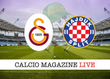 Galatasaray Hajduk Spalato cronaca diretta live risultato in tempo reale