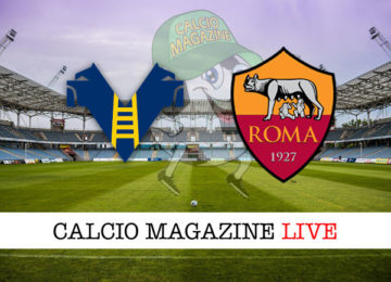 Hellas Verona Roma cronaca diretta live risultato in tempo reale