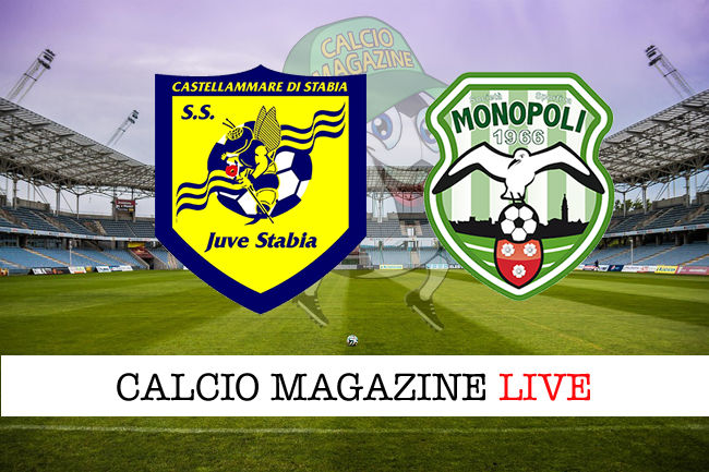 Juve Stabia Monopoli cronaca diretta live risultato in tempo reale