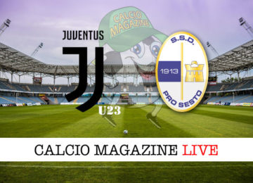 Juventus U23 Pro Sesto cronaca diretta live risultato in tempo reale