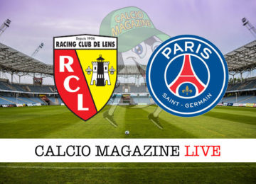 Lens PSG cronaca diretta live risultato in tempo reale