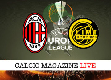 Milan Bodo/Glimt cronaca diretta live risultato in tempo reale