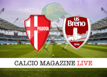 Padova Breno cronaca diretta live risultato in tempo reale