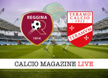 Reggina Teramo cronaca diretta live risultato in tempo reale