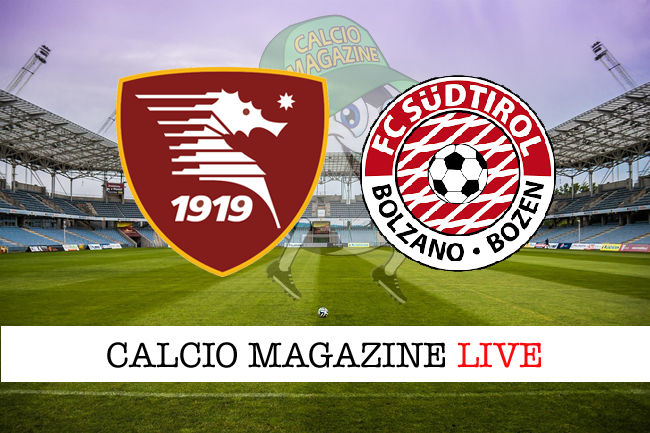 Salernitana Sudtirol cronaca diretta live risultato in tempo reale