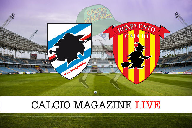 Sampdoria Benevento cronaca diretta live risultato in tempo reale