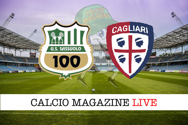 Sassuolo Cagliari cronaca diretta live risultato in tempo reale