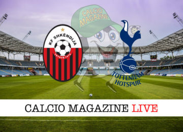 Shkendija Tottenham cronaca diretta live risultato in tempo reale