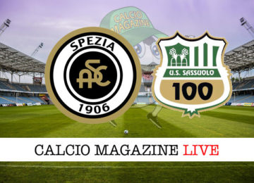 Spezia Sassuolo cronaca diretta live risultato in tempo reale