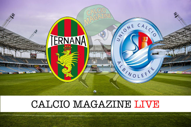 Ternana Albinoleffe cronaca diretta live risultato in tempo reale