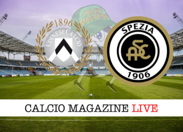 Udinese Spezia cronaca diretta live risultato in tempo reale