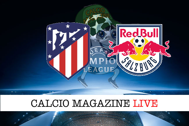 Atletico Madrid Salisburgo cronaca diretta live risultato in tempo reale