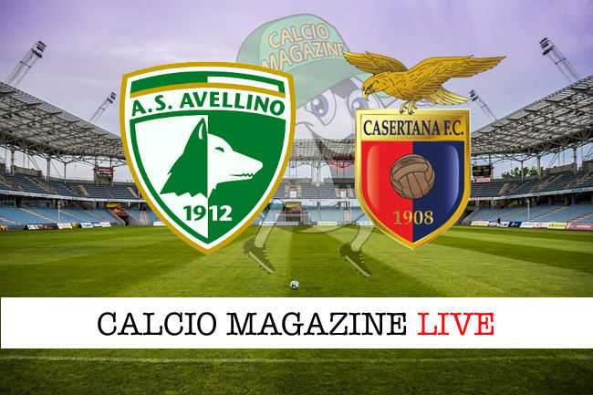 Avellino Casertana cronaca diretta live risultato in tempo reale