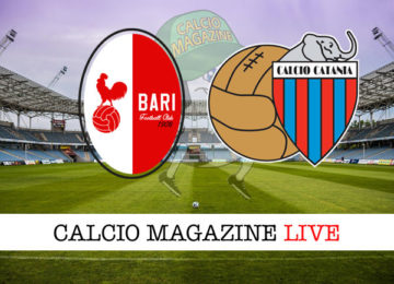 Bari Catania cronaca diretta live risultato in tempo reale