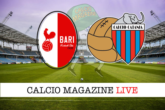 Bari Catania cronaca diretta live risultato in tempo reale