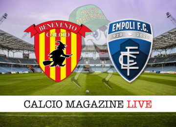Benevento Empoli cronaca diretta live risultato in tempo reale