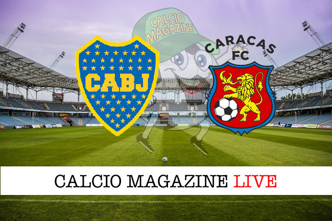 Boca Juniors Caracas cronaca diretta live risultato in tempo reale