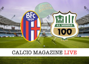 Bologna Sassuolo cronaca diretta live risultato in tempo reale