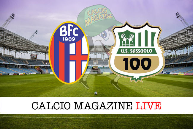 Bologna Sassuolo cronaca diretta live risultato in tempo reale