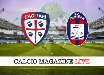 Cagliari Crotone cronaca diretta live risultato in tempo reale