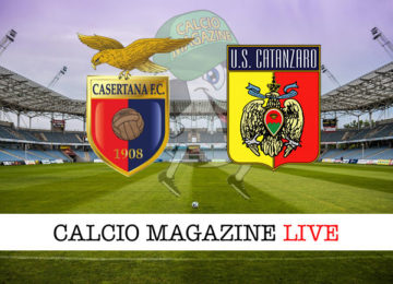 Casertana Catanzaro cronaca diretta live risultato in tempo reale