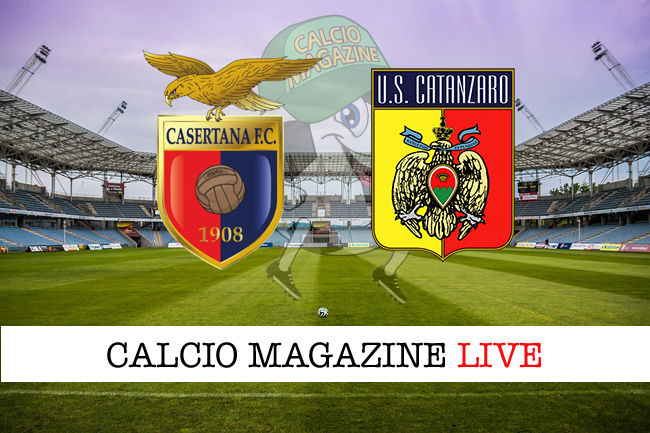 Casertana Catanzaro cronaca diretta live risultato in tempo reale