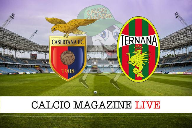 Casertana Ternana cronaca diretta live risultato in tempo reale