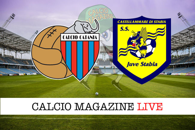 Catania Juve Stabia cronaca diretta live risultato in tempo reale