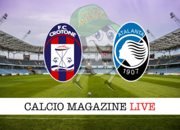 Crotone Atalanta cronaca diretta live risultato in tempo reale