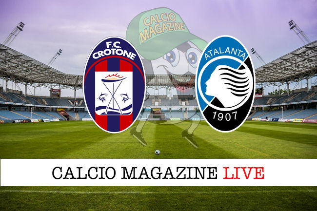 Crotone Atalanta cronaca diretta live risultato in tempo reale