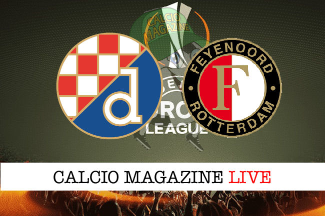 Dinamo Zagabria Feyenoord cronaca diretta live risultato in tempo reale