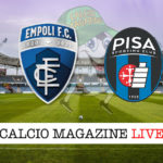 Empoli Pisa cronaca diretta live risultato in tempo reale