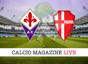 Fiorentina Padova cronaca diretta live risultato in tempo reale