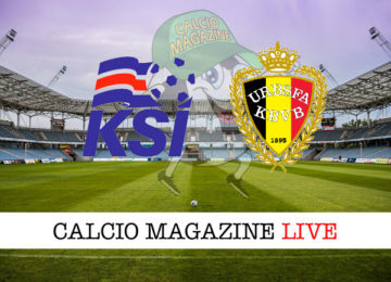 Islanda Belgio cronaca diretta live risultato in tempo reale